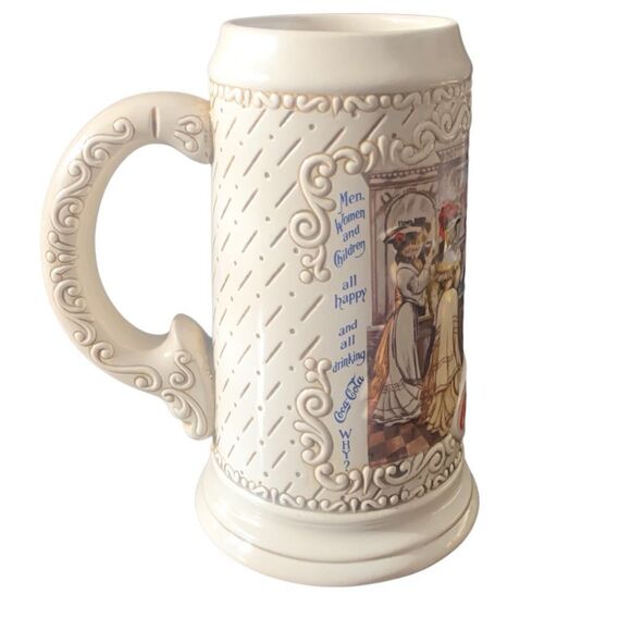 Vintage Coca Cola Stein 1994 The Classic Americana Soda Fountain Experience - Picture 4 of 16